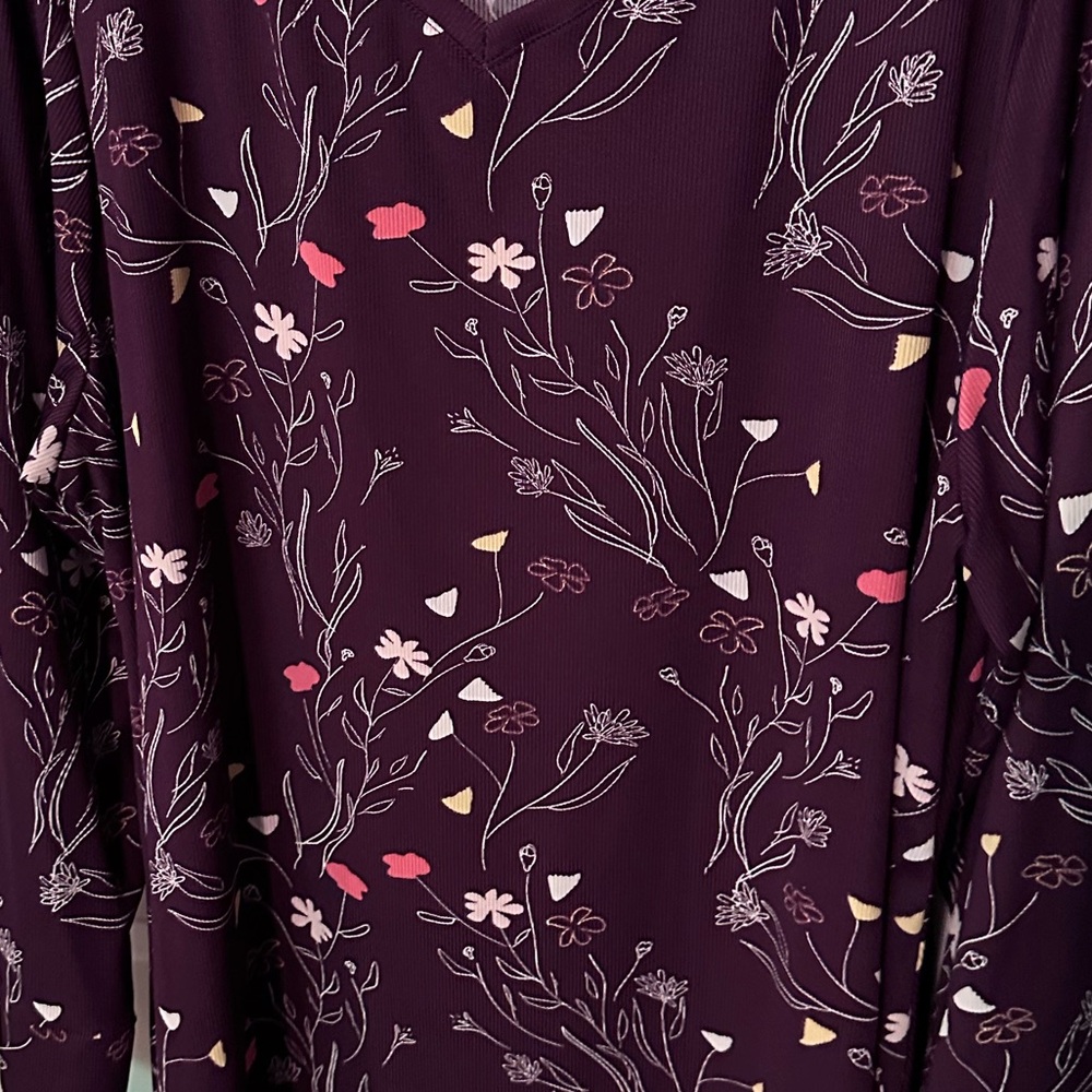 Plum LuLaRoe Elizabeth Tunic - Picture 4 of 5